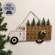 Woodland Tree Truck Christmas Calendar Hanger 91149