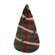 Stuffed Green & Red Felt Christmas Tree, 9"