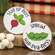 Spread Hap-pea-ness Mini Round Easel Sign, 2 Asstd.