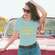 Summer Time T-Shirt, Heather Mint L135XXL;