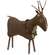 Stiffened Fabric Primitive Standing Reindeer