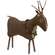 Stiffened Fabric Primitive Standing Reindeer #U22024