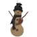 Stiffened Fabric Heart, Hat & Scarf Snowman Hanger