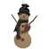 Stiffened Fabric Heart, Hat & Scarf Snowman Hanger #U22043