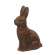 Resin "Chocolate" Bunny - Medium #13110