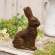 Resin "Chocolate" Bunny - Large #13111