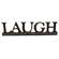 Resin Sign "LAUGH" - 3 asst.