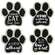 Cat Paw Magnets, 4/Set