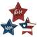 3/Set, Stars & Stripes Chunky Sitters