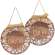 Daisy Day Round Hanging Sign with Burlap Bow, 2 Asstd. #37578