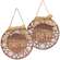 Daisy Day Round Hanging Sign with Burlap Bow, 2 Asstd. #37578