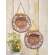 Daisy Day Round Hanging Sign with Burlap Bow, 2 Asstd. #37578