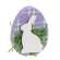 Sitting Bunny Purple Plaid Egg Sitter #37631
