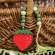 Wooden Beaded Strawberry Ornament 37696