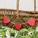 Wooden Strawberry Mini Garland 37697;