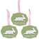 Hoppy Easter Bunny Blessings Ornament, 3 Asstd.