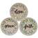 Grace, Faith, Hope Vine Plate, 3 Asstd.