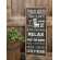 Porch Rules Wooden Sign #60056