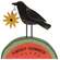 Sweet Summer Crow & Watermelon Sitter