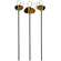 3 Set, Wooden Bumblebee Plant Pokes