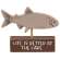 Fish on "Life is Better at the Lake" Wooden Sitter #37627