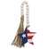 Wooden Beaded Americana Star Ornament