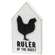 Ruler of the Rooster Wooden Block Sitter