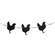 Beaded Chickens Mini Garland