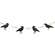 Wooden Beaded Crow Mini Garland