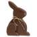 Large Distressed Wooden Chunky Sitting Bunny, 2 Asstd. #37791