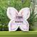 She Is Strong and Beautiful Wooden Butterfly Sitter