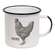 Hers Chicken Enamel Mug