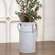 Natural Zinc Milk Can, 10.5"H BB9592;