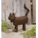 Stuffed Brown Primitive Cat with Yarn Ball #CS38902