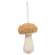 Chenille Stuffed Mushroom Ornament, 3 Asstd. #CS38912