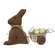 Primitive Stuffed Bunny with Egg Cart #CS38936