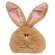 Fuzzy Tan Bunny Head Doll