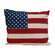 #ZOESP3008 Patriotic Flag Pillow