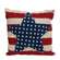 #ZOESO3009 Patriotic Star & Stripes Pillow