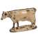 Antiqued Resin Holstein Cow Figurine #13118