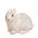White Resin Bunny, 4 Asstd. #13172
