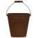 Rust & Black Oval Wall Planter #16089A