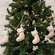 Natural Christmas Stocking Garland 17032;
