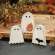 3 Set, Distressed Wooden Ghost & Friend Sitters #37320