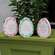 Follow the Bunny Wooden Egg Sitter, 3 Asstd.