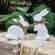 Easter Wishes/Bunny Kisses Wooden Bunny Sitter, 2 Asstd.