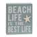 Beach Life Starfish Box Sign #37685