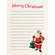 Merry Christmas Santa Notepad 55065;
