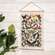 Butterfly Linen Wall Hanging 65341;