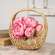 Wicker Flower Basket 65344